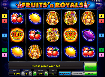 Игровой автомат Fruits and Royals - фото № 1 Игровой автомат Fruits and Royals - фото № 1