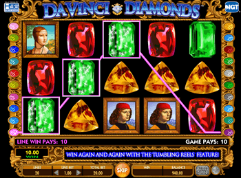 Игровой автомат Da Vinci Diamonds: Dual Play - фото № 2 Игровой автомат Da Vinci Diamonds: Dual Play - фото № 2